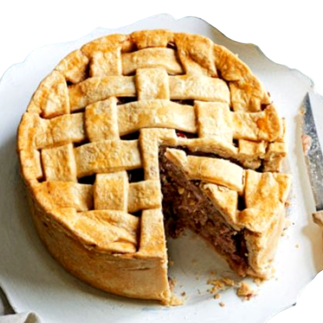 Sussex venison and red wine Pie